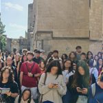 foto gruppo nel centro antico